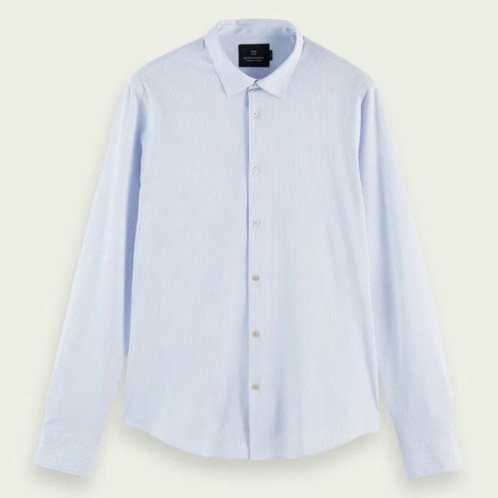 Scotch & Soda Smart Long Sleeve Slim-Fit Shirt
